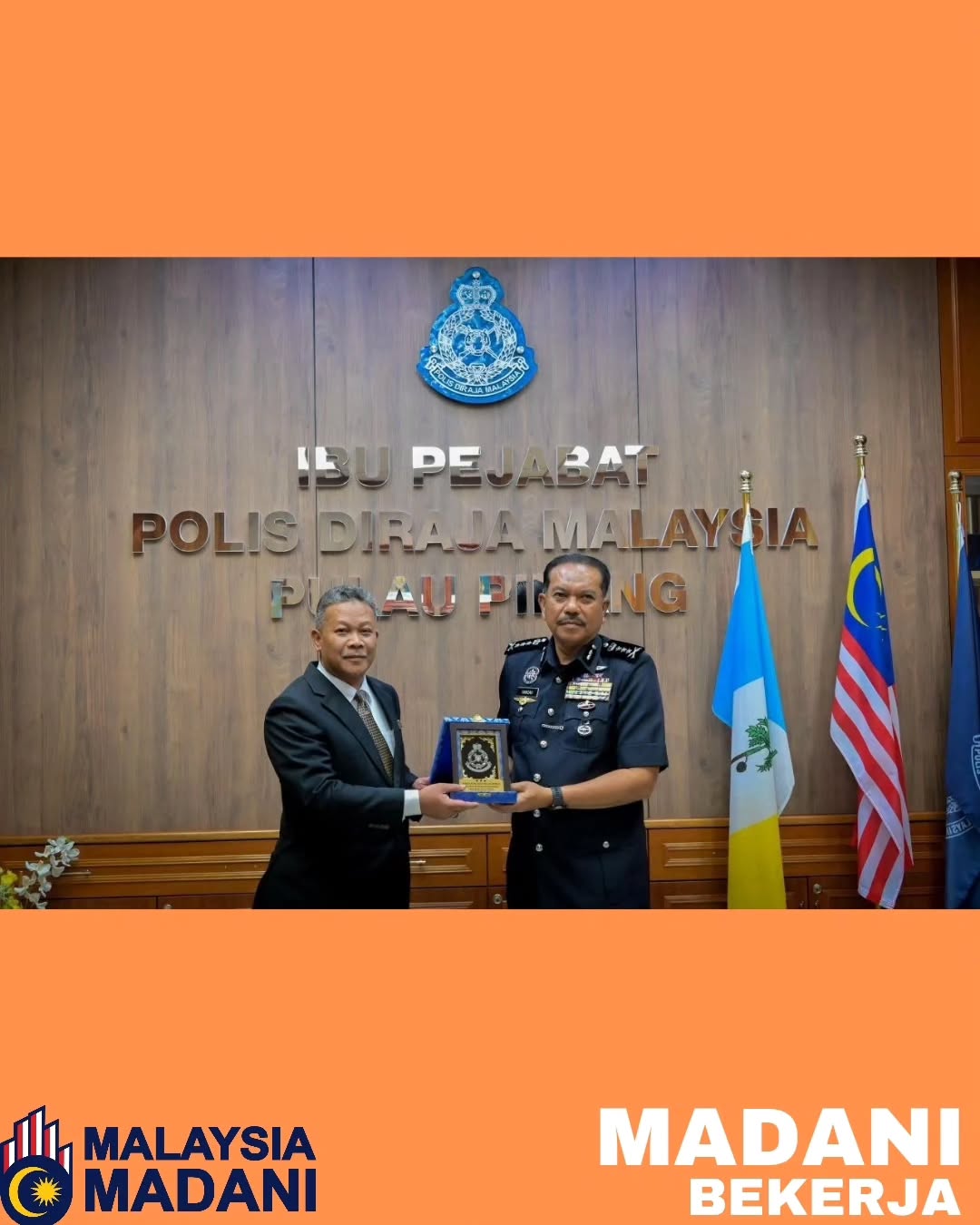 Kunjungan Hormat BPJPM ke Ketua Polis Pulau Pinang